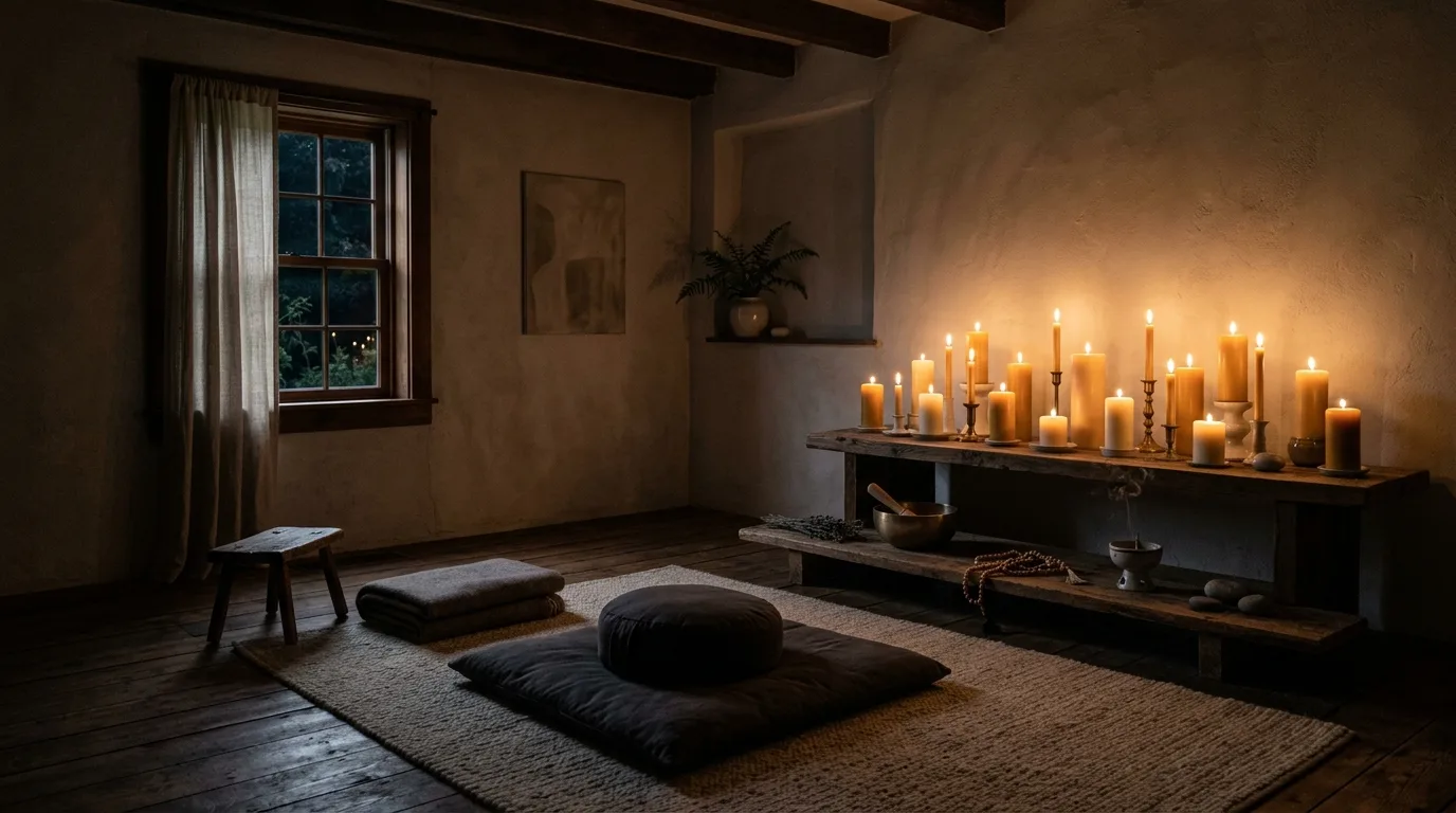 Soft Lighting with Candles for 10 christian easter decor ideas for a peaceful home